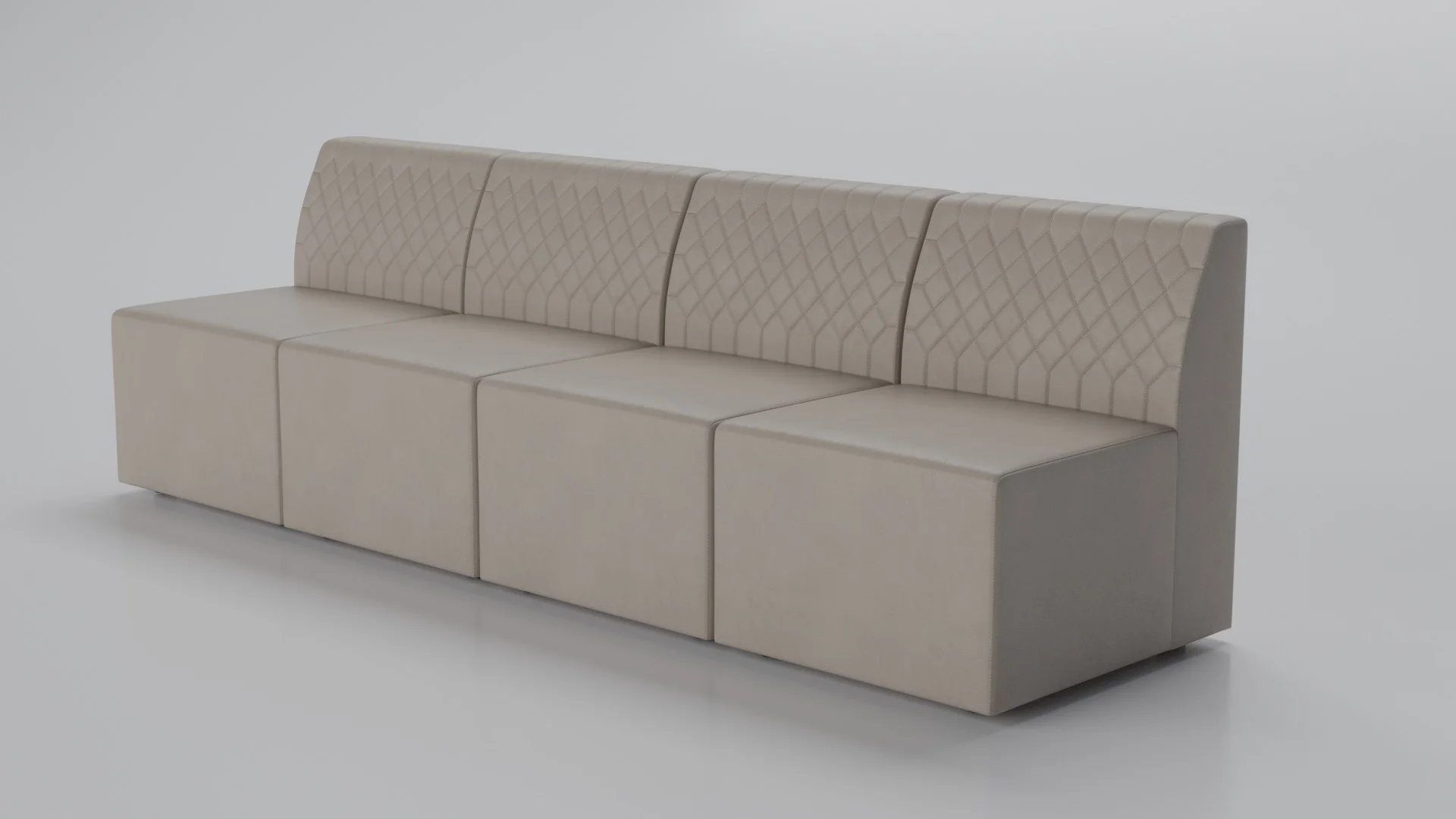 Commercial modular seating from the AA1 109 collection by Cria Furniture
